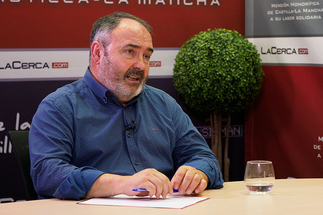 Carlos Pedrosa, secretario general de UGT Castilla-La Mancha. Foto: La Cerca - Manuel Lozano Garcia